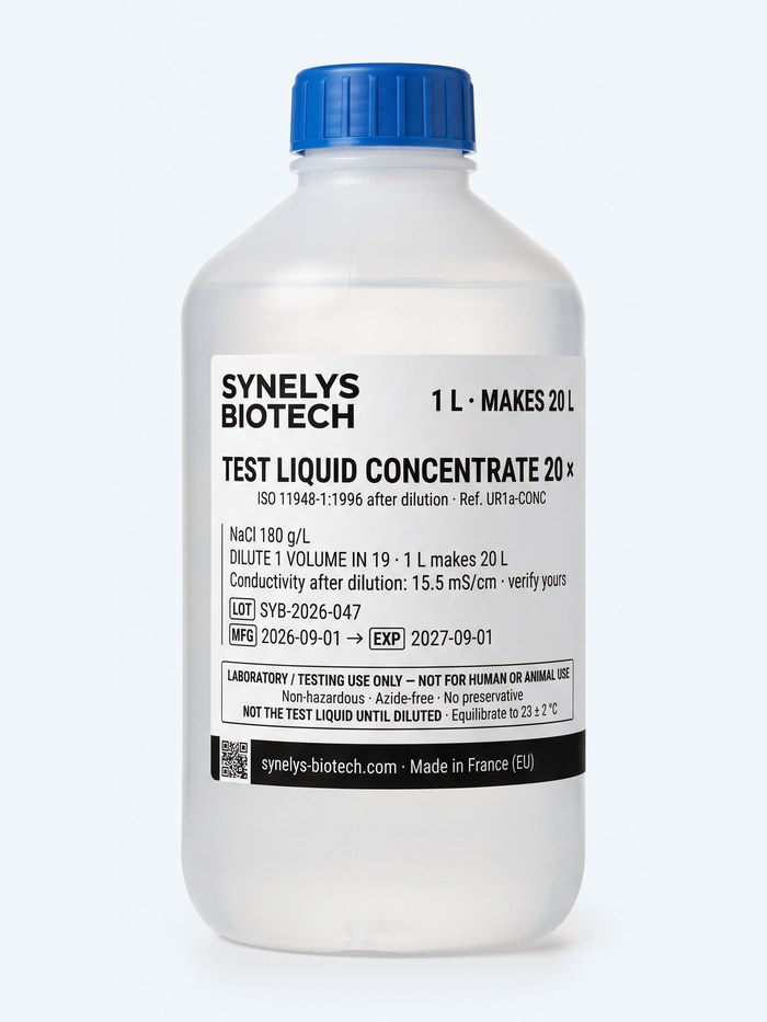 ISO-11948-Prüfflüssigkeit · 20x-Konzentrat · Synelys Biotech